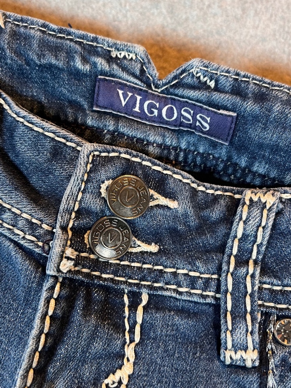 Vigoss Women's Capri Jeans Size 9 Waist 31 Length 21 The Brooklyn Capri